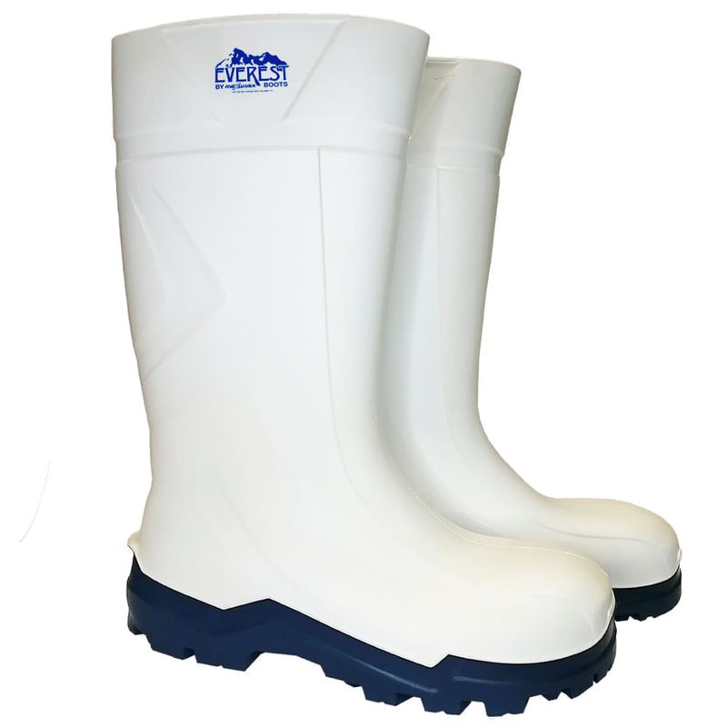 Bota de PU Blanca Everest