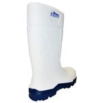 Bota de PU Blanca Everest