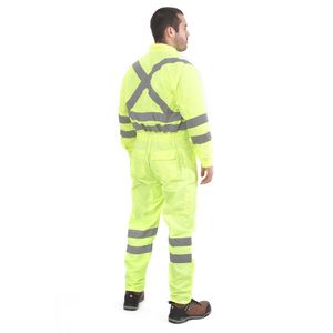 Overol Alta Visibilidad Amarillo Flúor
