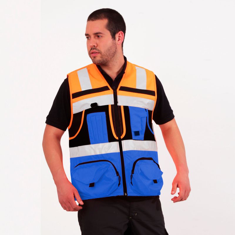 Chaleco Geologo Ingeniero naranjo