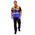 Chaleco Geologo Ingeniero naranjo