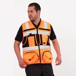 Chaleco Geologo Ingeniero naranjo