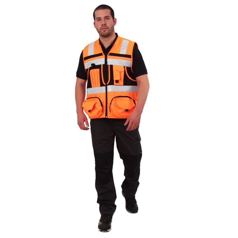 Chaleco Geologo Ingeniero naranjo