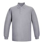 Polera-pique-de-manga-larga-gris