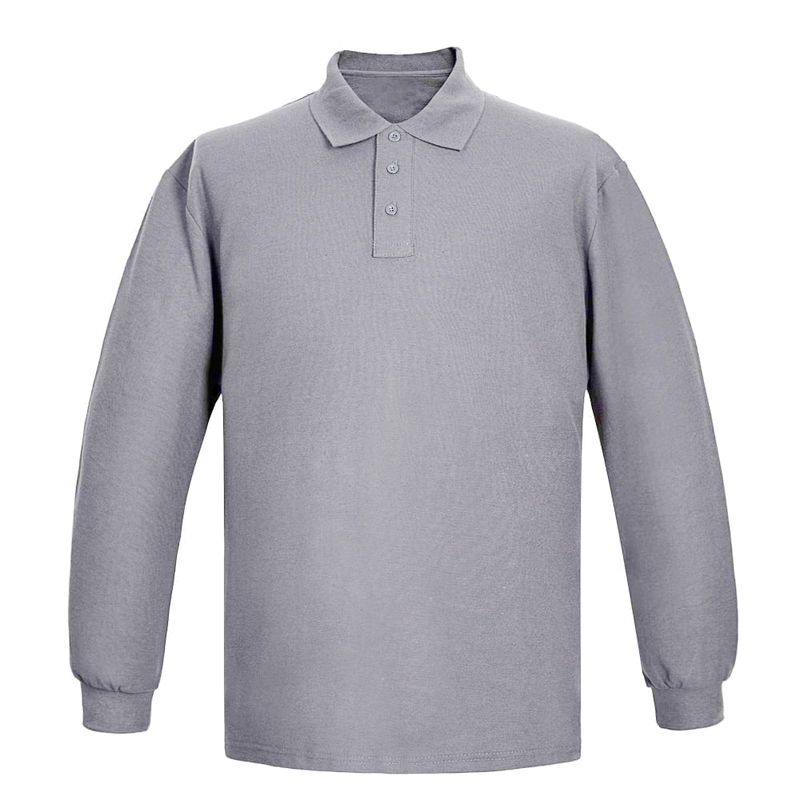 Polera-pique-de-manga-larga-gris