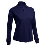 Polera-pique-de-manga-larga-para-mujer