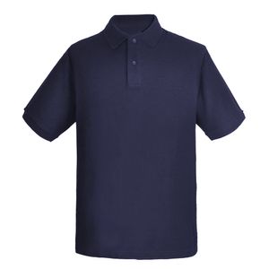 Polera Piqué Manga Corta Nacional Azul