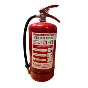 Extintor Acetato de Potasio 6LT