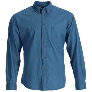 Camisa Mezclilla Manga Larga