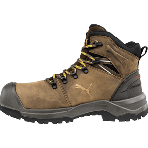 Botín de seguridad Puma Safety  - Iron HD Mid café