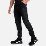 Pantalón Outdoor Negro Spandex Puma, vista lateral izquierda