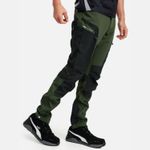 Pantalón Outdoor Verde Spandex Puma, vista lateral derecha