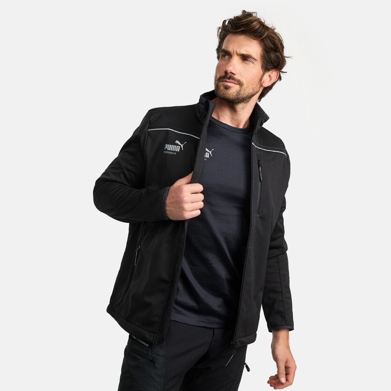 Chaqueta Softshell Puma, vista tres cuartos