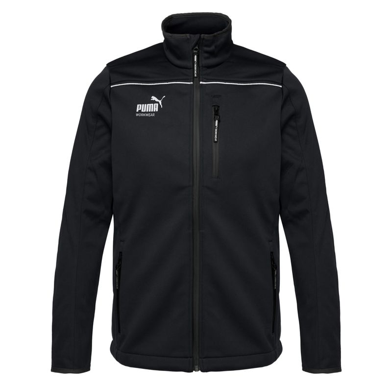Chaqueta Softshell Puma, vista frontal fondo blanco